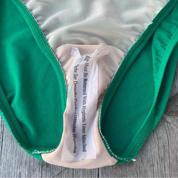 NWT NEW Kona Sol Green Full Coverage One Piece Tummy Control Swimsuit LG 12/14 - Picture 12 of 15